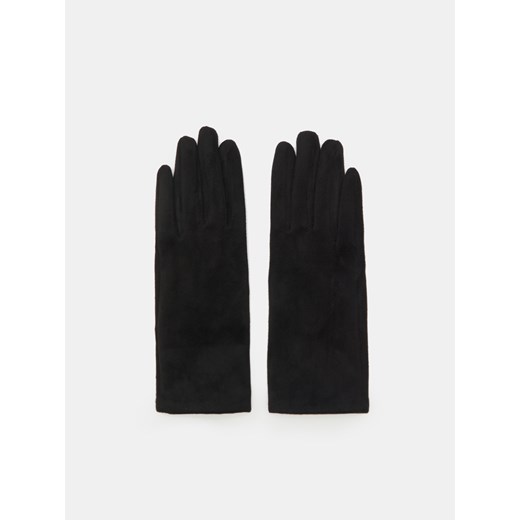 Sinsay - Gładkie rękawiczki - Czarny Sinsay S/M Sinsay okazyjna cena