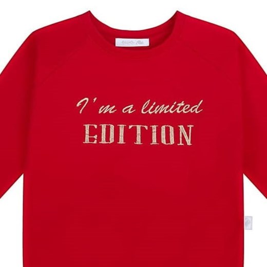 Bluza dziecięca LIMITED czerwona NewYorkStyle Ewa Collection 116 wyprzedaż NYS