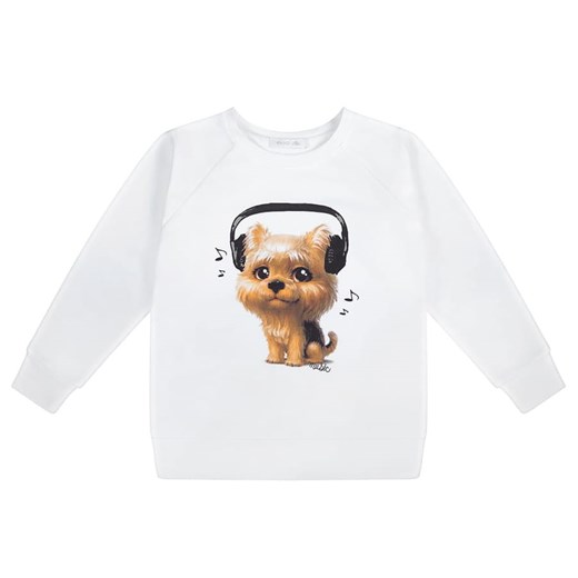 Bluza dziecięca HAPPY DOG ecru NewYorkStyle Ewa Collection 104 NYS okazyjna cena