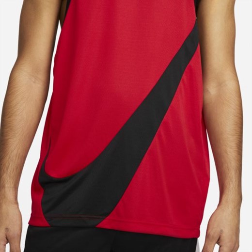 Męska koszulka do koszykówki Nike Dri-FIT - Czerwony Nike S Nike poland