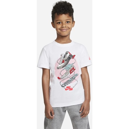 T-shirt dla małych dzieci Nike - Biel Nike 37.5 Nike poland