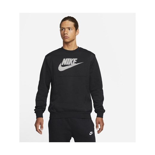 Męska bluza dresowa z dzianiny Nike Sportswear - Czerń Nike M Nike poland