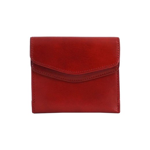 Barberini's - portfel ze skóry naturalnej - Czerwony ze sklepu Barberinis w kategorii Portfele damskie - zdjęcie 130118343
