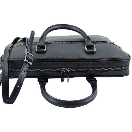 Klasyczna torba na laptopa - Barberini's - Czarna Barberini`s uniwersalny Barberinis