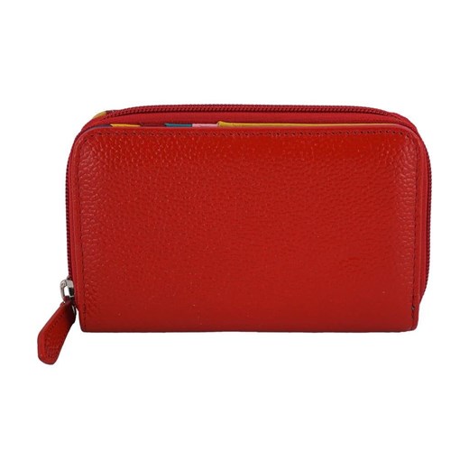 Barberini's - skórzany portfel damski - Czerwony ze sklepu Barberinis w kategorii Portfele damskie - zdjęcie 130122752