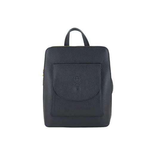 Plecak skórzany / listonoszka - Casual 2w1 - Czarny ze sklepu Barberinis w kategorii Plecaki - zdjęcie 130124933