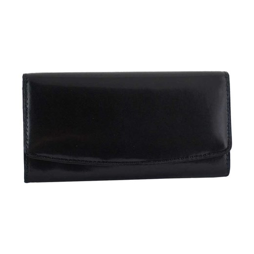 Skórzane portfele damskie - Barberini's - Czarny ze sklepu Barberinis w kategorii Portfele damskie - zdjęcie 130125840