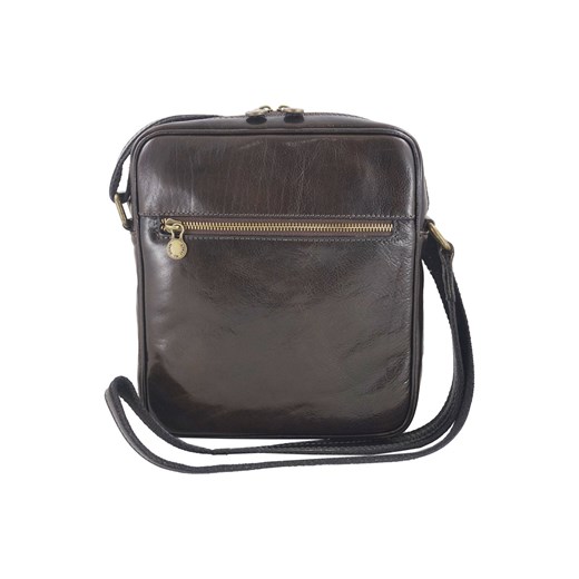 Męska torba CASUAL z regulowanym paskiem - Brązowa ciemna ze sklepu Barberinis w kategorii Torby męskie - zdjęcie 130128170