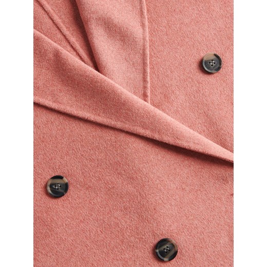 Reserved - Płaszcz z wełną - Różowy Reserved L Reserved