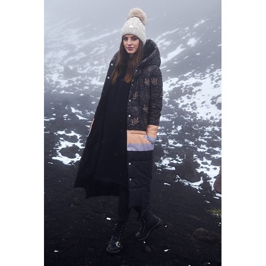 Długi płaszcz zimowy Reykjavik Midnight Wonder, XS XS okazja NAOKO