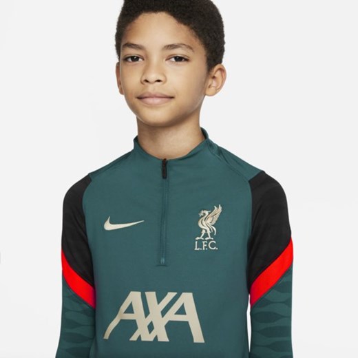 Treningowa koszulka piłkarska dla dużych dzieci Liverpool FC Strike - Zieleń Nike L Nike poland