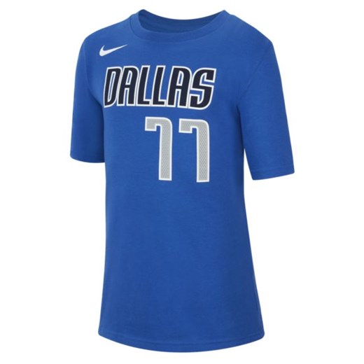 T-shirt dla dużych dzieci Nike NBA Dallas Mavericks - Niebieski Nike L Nike poland
