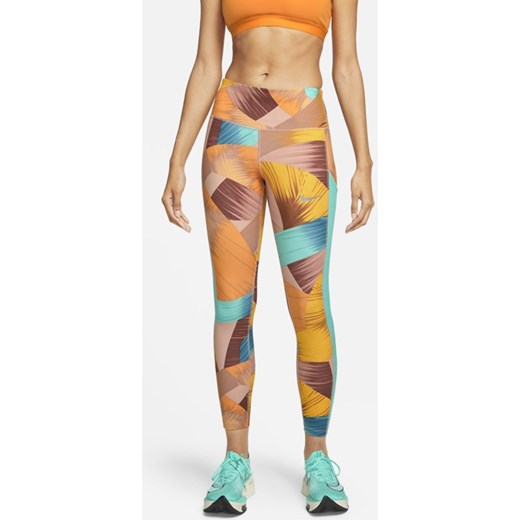 Damskie legginsy 7/8 do biegania ze średnim stanem Nike Dri-FIT Epic Luxe - Nike S Nike poland