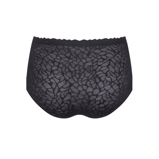 Sloggi Zero feel lace 2.0 high waist czarne maxi ze sklepu piubiu_pl w kategorii Majtki damskie - zdjęcie 130151033