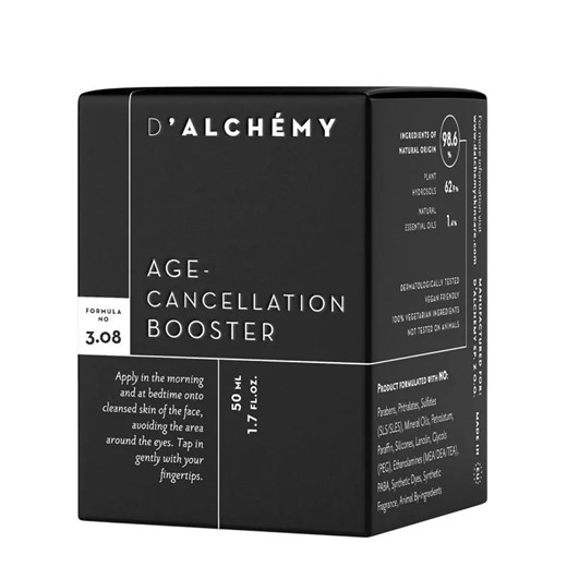 D&#039;Alchemy Age Cancellation Booster - przeciwzmarszczkowy lotion do cery D Alchemy 50 ml SuperPharm.pl wyprzedaż