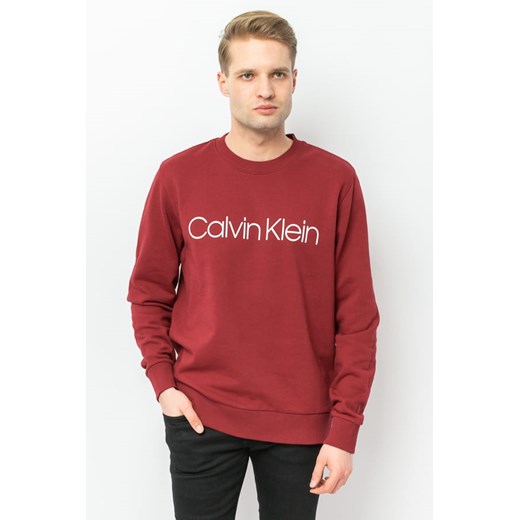 BLUZA MĘSKA CALVIN KLEIN K10K102724 BORDOWA (XL) Calvin Klein XL wyprzedaż Royal Shop