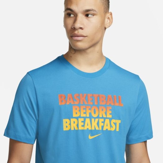 Męski T-shirt do koszykówki Nike Dri-FIT - Niebieski Nike XL Nike poland