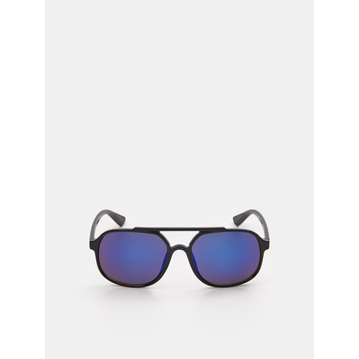Sinsay - Okulary przeciwsłoneczne - Niebieski Sinsay Jeden rozmiar Sinsay