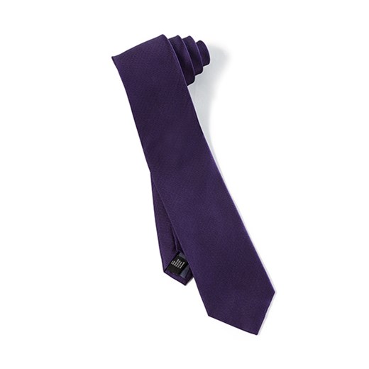 Krawat jedwabny, lila tchibo granatowy materiałowe