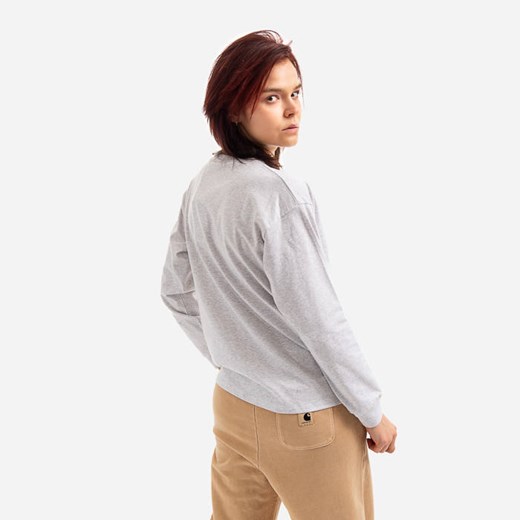 Koszulka damska Carhartt WIP Longsleeve Chase T-Shirt I029968 ASH HEATHER/GOLD M sneakerstudio.pl