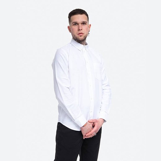 Koszula męska Wood Wood Adam Oxford Shirt 20005300-1198 Bright White Wood Wood L promocyjna cena sneakerstudio.pl