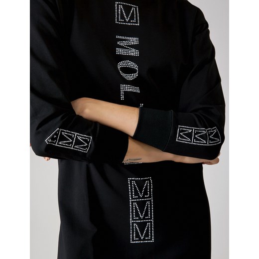 Sukienka z dresowej tkaniny z napisem Molton M Molton