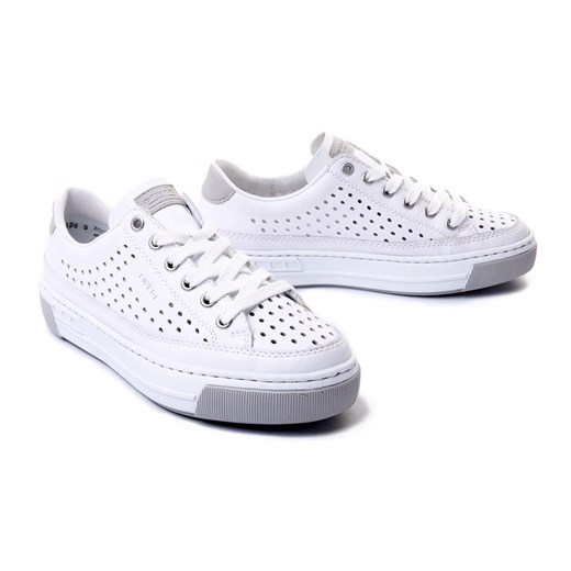 RIEKER L8849-80 white, półbuty sportowe damskie Rieker 41 e-kobi.pl