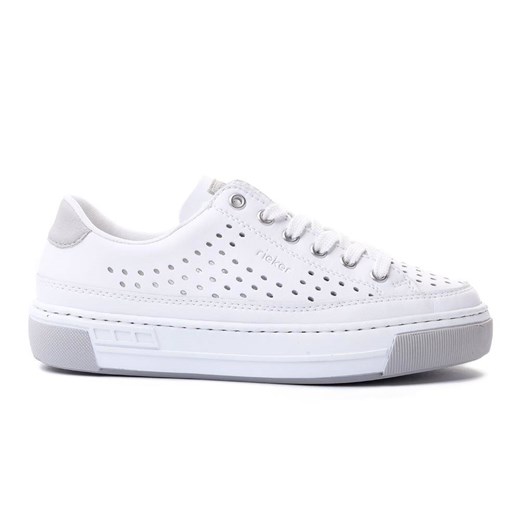 RIEKER L8849-80 white, półbuty sportowe damskie Rieker 38 e-kobi.pl
