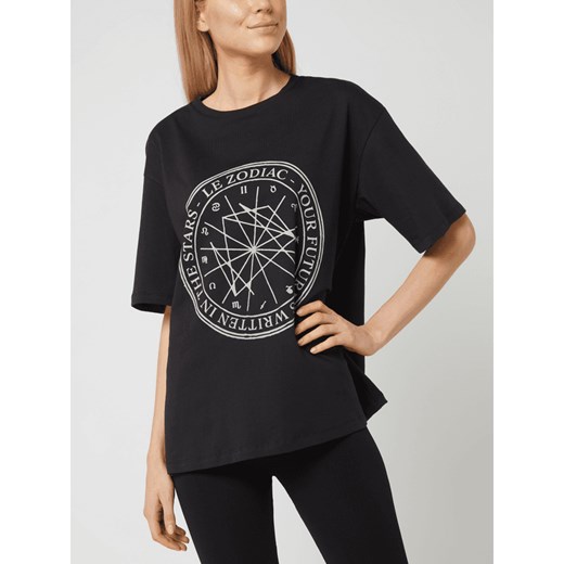 T-shirt o kroju oversized z nadrukiem model ‘Zodiac’ 36 Peek&Cloppenburg 