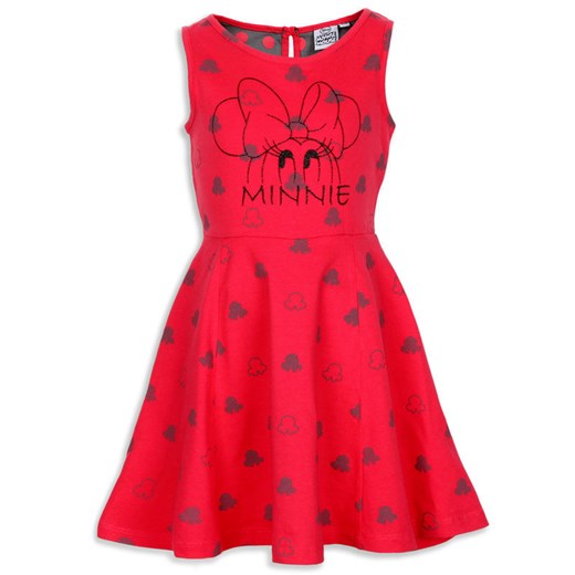 Cool Club, Sukienka bez rękawów, Myszka Minnie, rozmiar 98 - Wyprzedaż - ubrania i buty nawet do -50% taniej! smyk-com pomaranczowy myszki