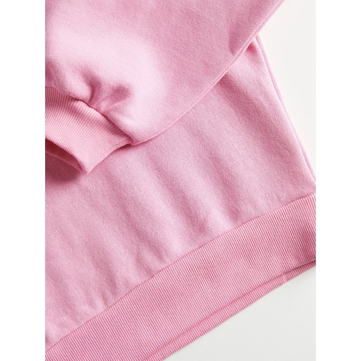 Reserved - Bluza z dresowej dzianiny - Różowy Reserved S Reserved