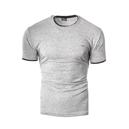 koszulka t-shirt 14-316 szara ze sklepu Risardi w kategorii T-shirty męskie - zdjęcie 130485283