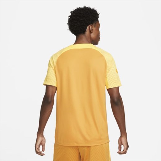 Męska koszulka piłkarska Nike Dri-FIT Strike - Brązowy Nike M wyprzedaż Nike poland