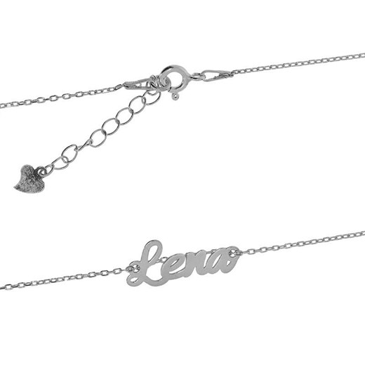 Naszyjnik srebrny  z imieniem Lena Love Story Jewelllery ECLA