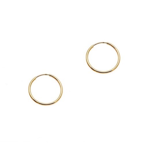 Kolczyki złote koła kółka 333 Kreol Love Story Jewelllery ECLA