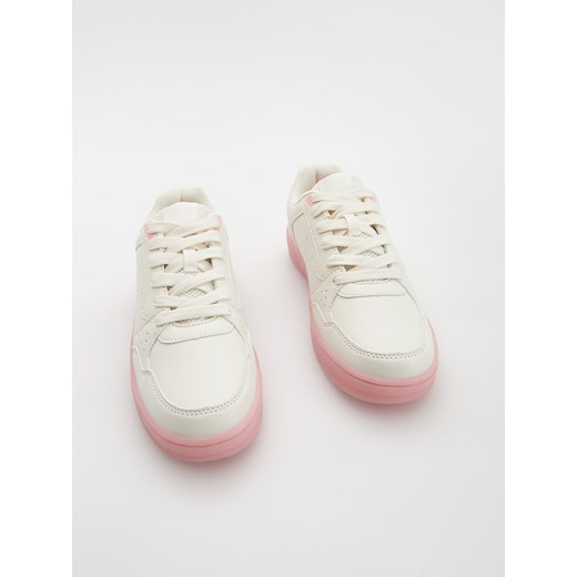 Reserved - Wiązane sneakersy - Biały Reserved 40 Reserved