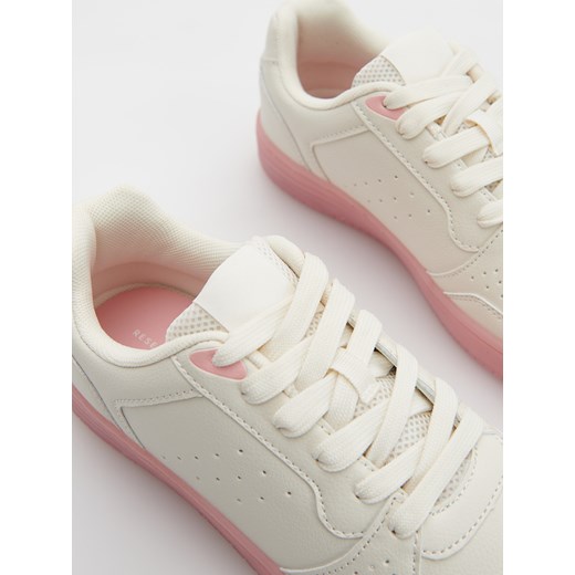 Reserved - Wiązane sneakersy - Biały Reserved 37 Reserved