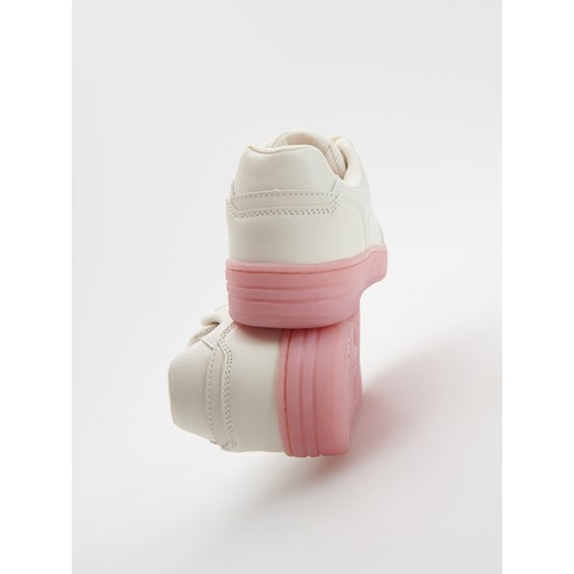 Reserved - Wiązane sneakersy - Biały Reserved 39 Reserved