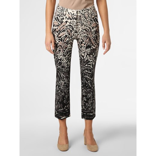 Cambio Spodnie Kobiety Sztuczne włókno taupe wzorzysty ze sklepu vangraaf w kategorii Spodnie damskie - zdjęcie 130523962