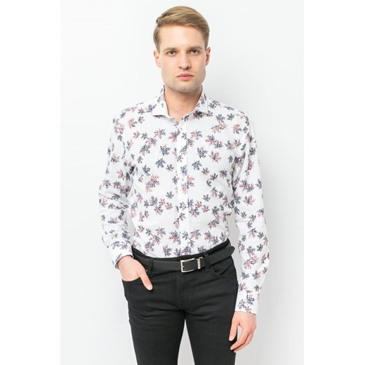 koszula męska di selentino w listki vancouver slim ze sklepu Royal Shop w kategorii Koszule męskie - zdjęcie 130528810