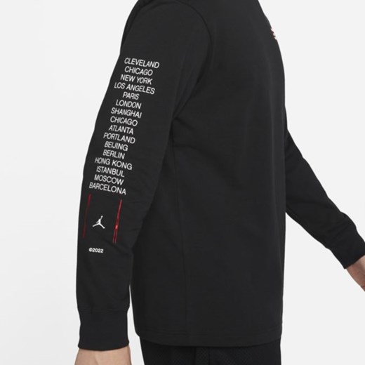 Męski T-shirt z długim rękawem Jordan Flight Heritage '85 - Czerń Jordan XL promocyjna cena Nike poland
