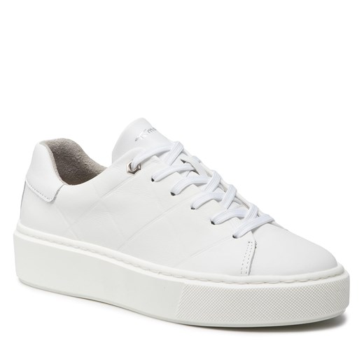 Sneakersy TAMARIS - 1-23795-28 White Leather 117 Tamaris 40 eobuwie.pl