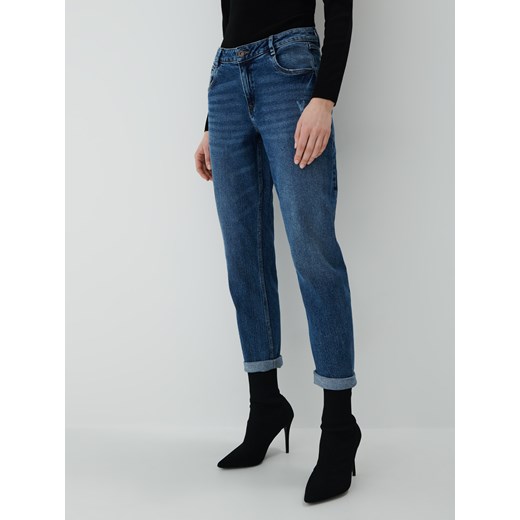 Mohito - Jeansy boyfriend fit - Niebieski Mohito 36 Mohito