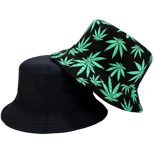 Czapka BUCKET HAT kapelusz RYBACKI dwustronny listki Jewelry & Watches okazja Edibazzar