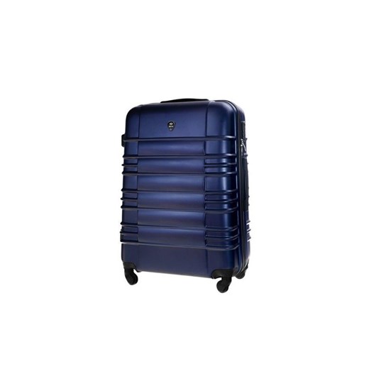 Mała walizka kabinowa ABS 55x37x24cm S STL838 granatowa Solier  wyprzedaż Skorzana.com