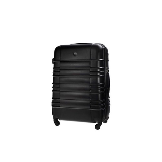 Mała walizka kabinowa ABS 55x37x24cm STL838 czarna Solier  promocja Skorzana.com