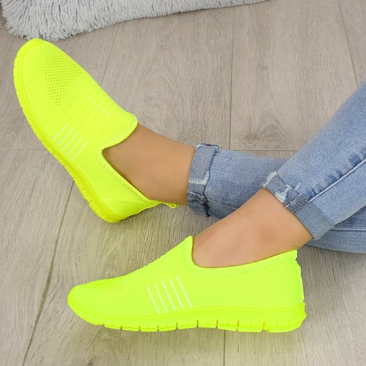 Neonowe Trampki Lycra Neon 37 Lubiebuty