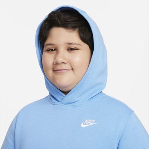 Bluza z kapturem dla dużych dzieci (chłopców) Nike Sportswear Club Fleece (o Nike S+ Nike poland
