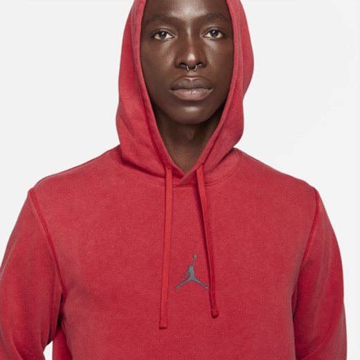Męska dzianinowa bluza z kapturem Jordan Dri-FIT Air - Czerwony Jordan S Nike poland