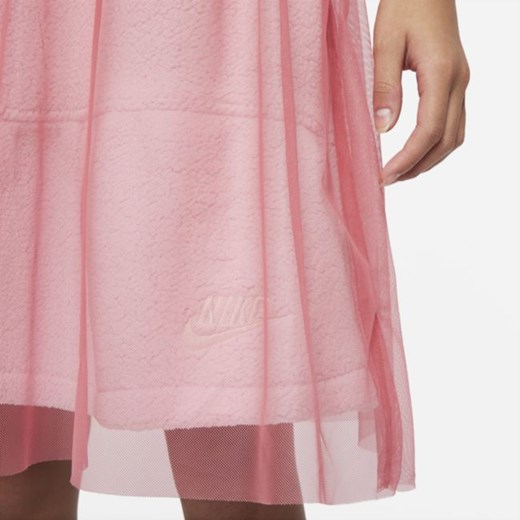 Spódnica dla dużych dzieci (dziewcząt) Nike Sportswear Icon Clash - Różowy Nike L okazyjna cena Nike poland